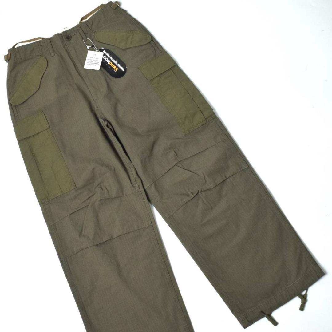 未使用3.4万 ナナミカ カーゴパンツ 0 レディース カーキ SUCS303