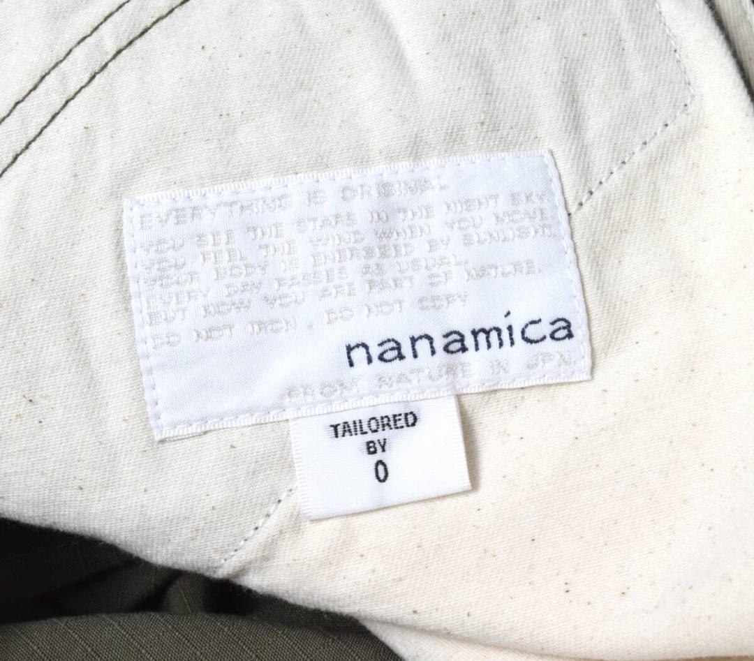 未使用3.4万 ナナミカ カーゴパンツ 0 レディース カーキ SUCS303