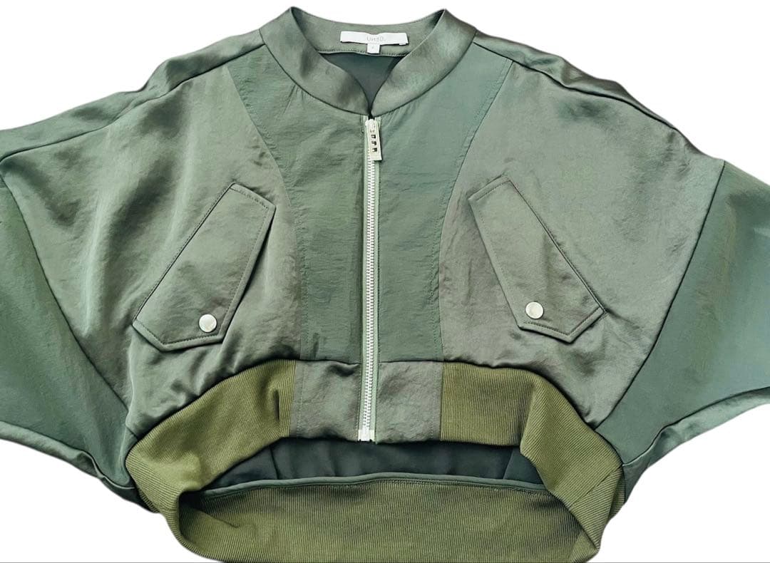 イワ 　UN3D.アンスリード　シアーコンビサテンブルゾン