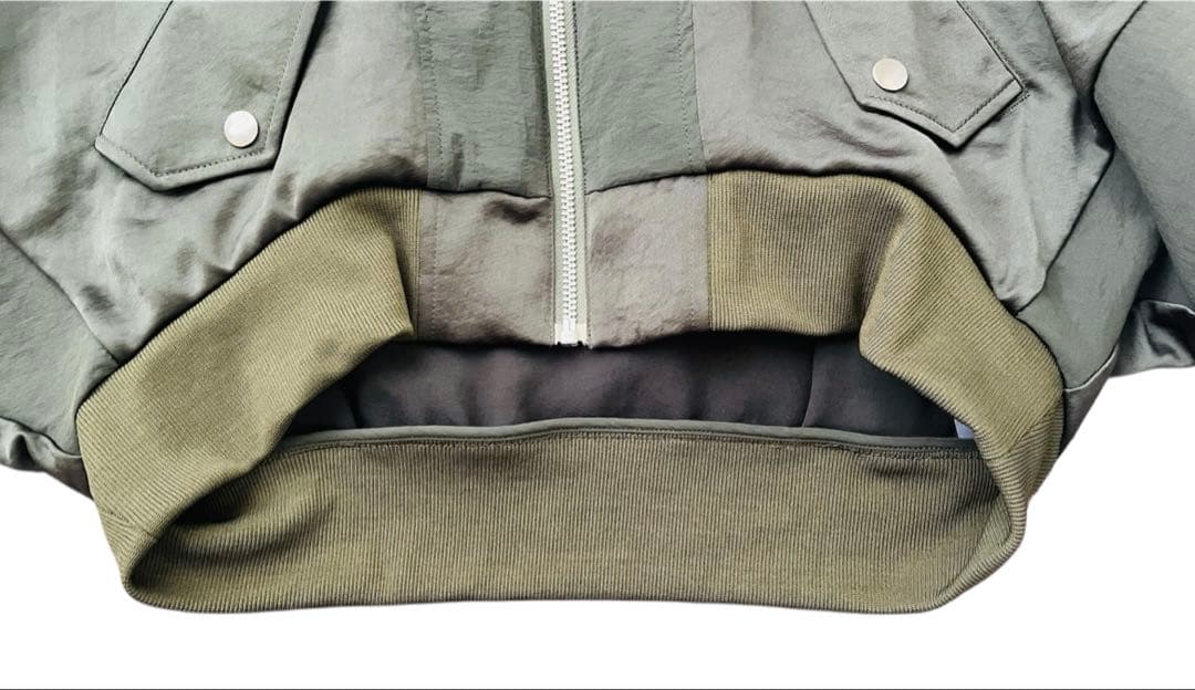 イワ 　UN3D.アンスリード　シアーコンビサテンブルゾン