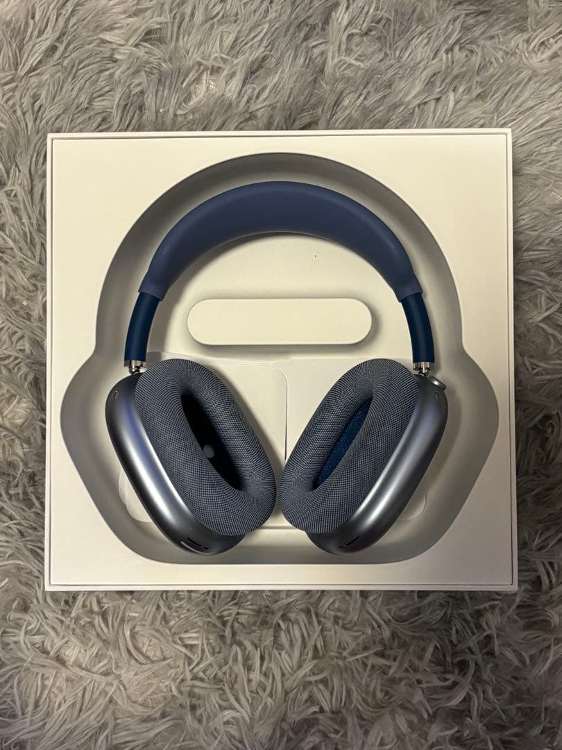 Apple AirPods MAXワイヤレスイヤホン シルバー/ブルー