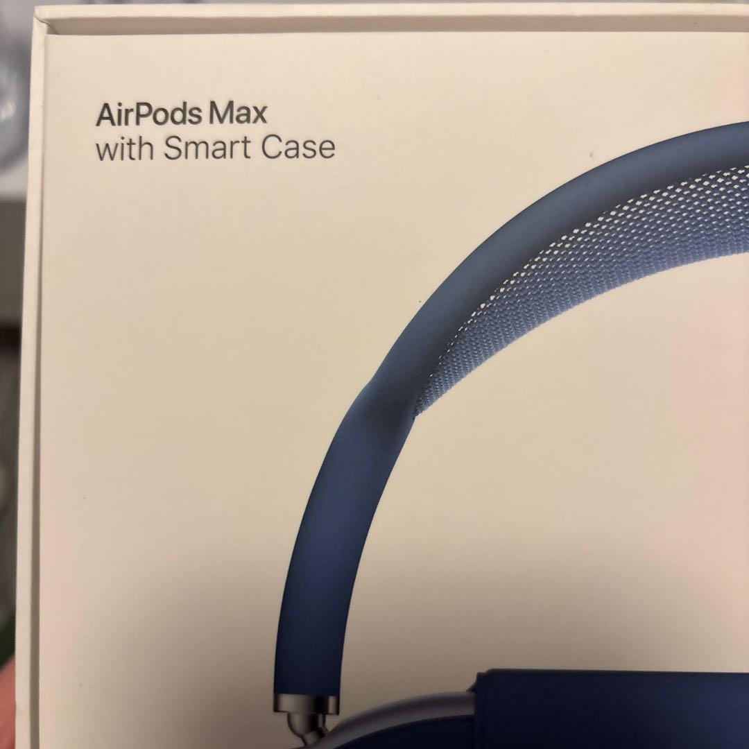 Apple AirPods MAXワイヤレスイヤホン シルバー/ブルー