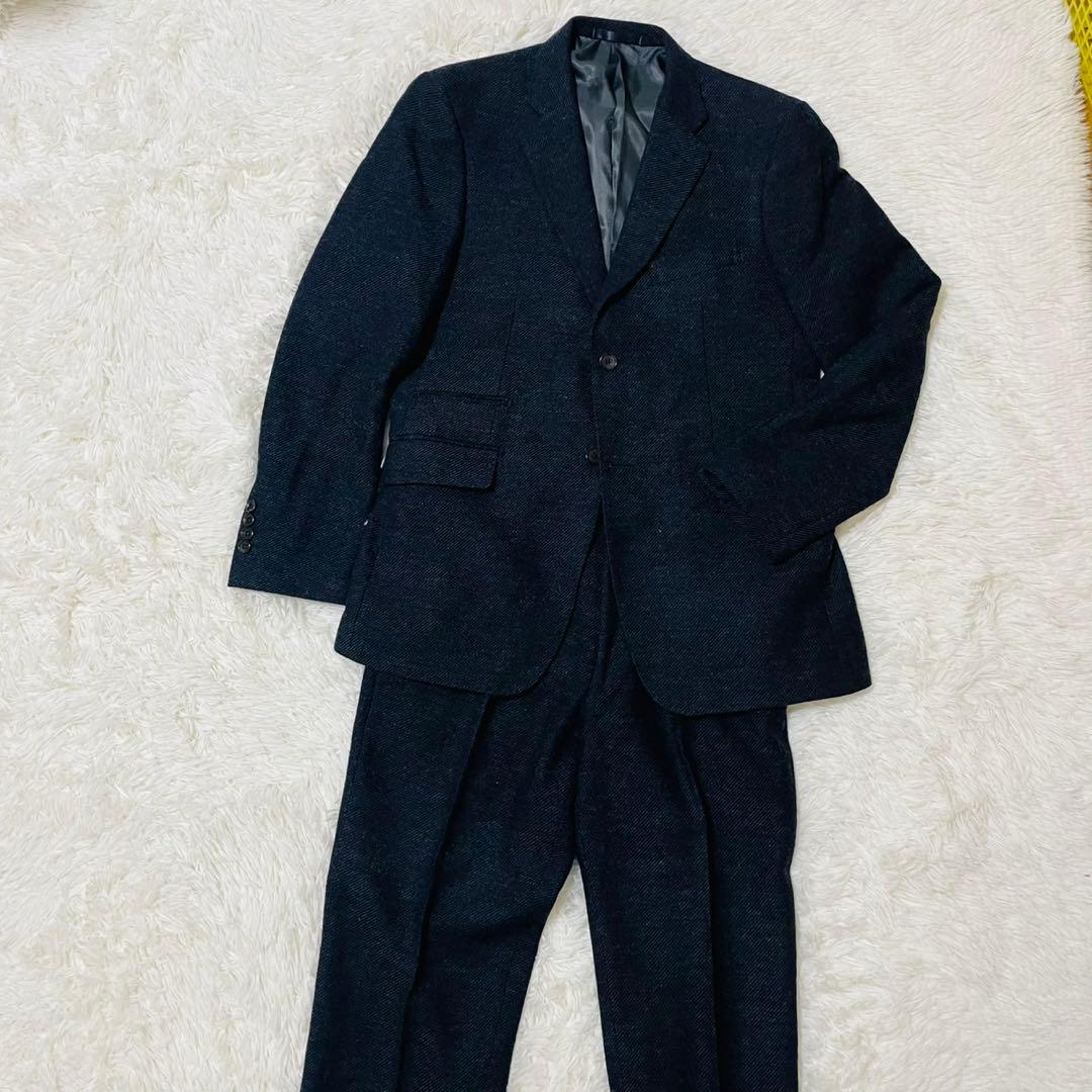 TRADMEN COLLECTION ツイード 3ピーススーツ 尾州生地使用