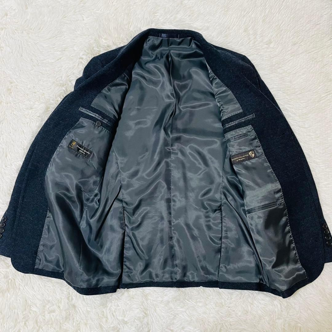 TRADMEN COLLECTION ツイード 3ピーススーツ 尾州生地使用