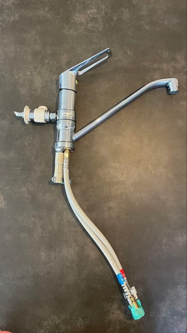 シングルレバー混合水栓（KM5011）TSK1-H&分岐水栓