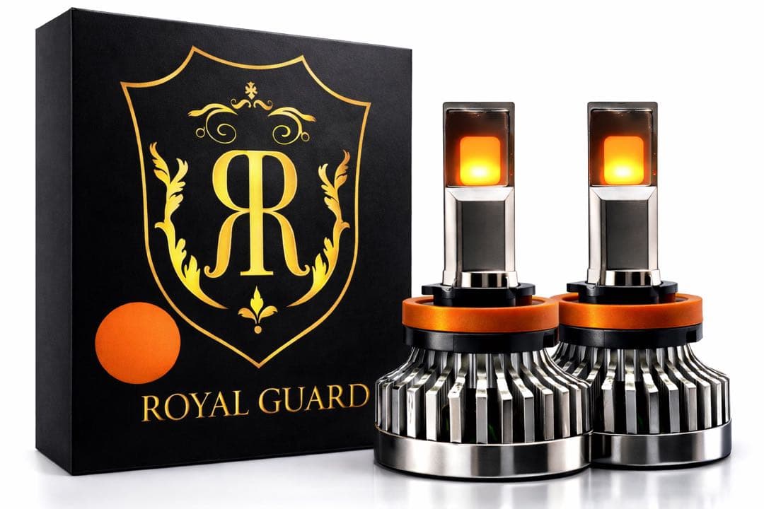 2026年　ロイヤルガードオメガ LEDフォグ アンバー　H8 H11 H16