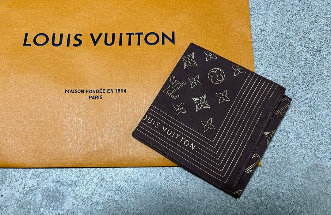 ルイヴィトンモノグラム★ハンカチ★スカーフバンダナ