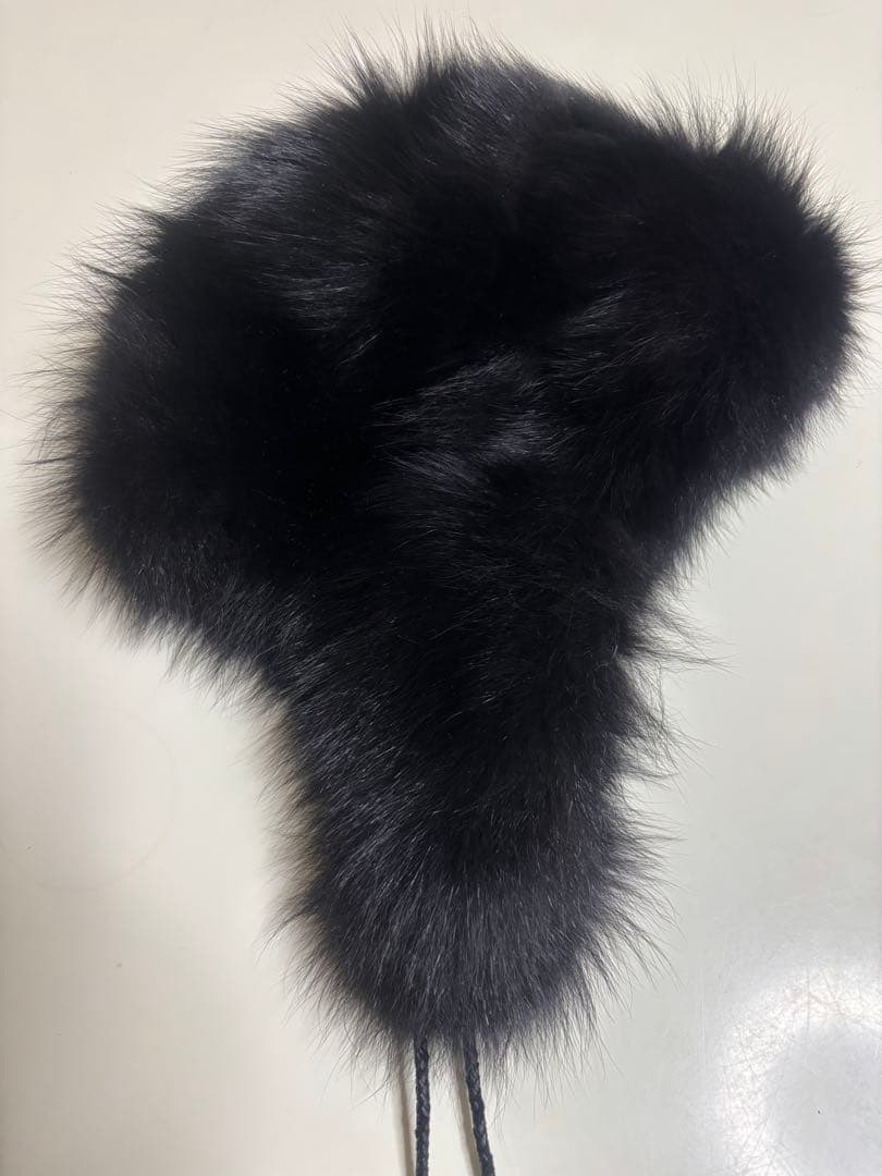 CA4LA フォックスファーハット　ブラック