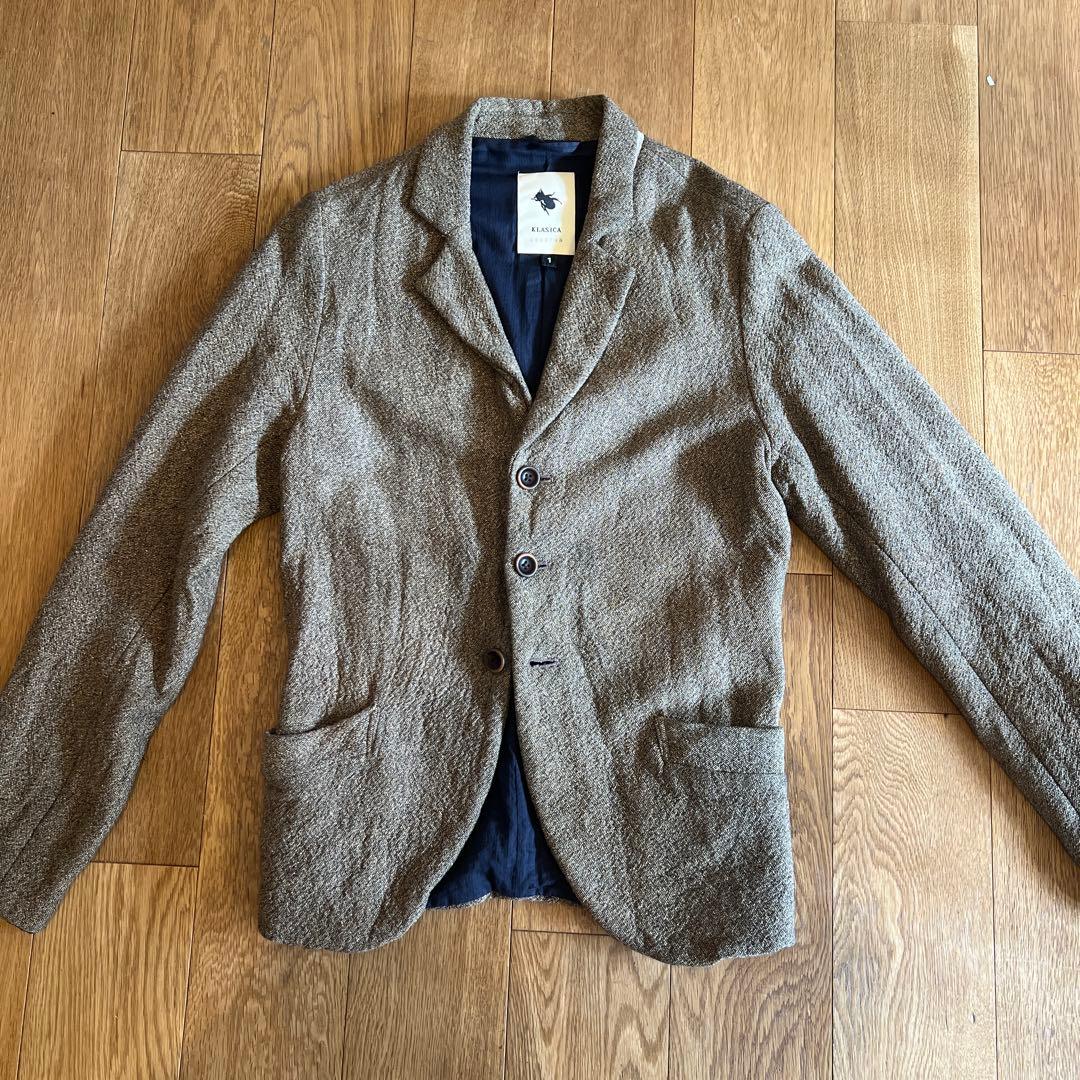 KLASICAクラシカ　CRAMPONジャケットシルクウールコットン