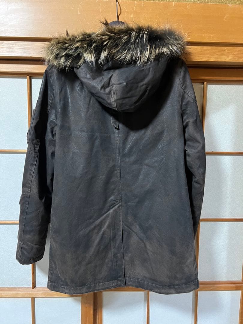 ROEN ロエン　ミリタリージャケット　レオパード コート アウター ファー　M