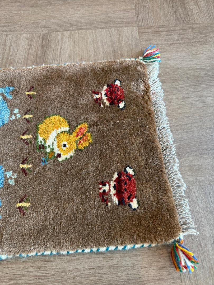 118x47cm ペルシャギャッベ ランナー (ギャベ) ペルシャ絨毯 ギャッベ