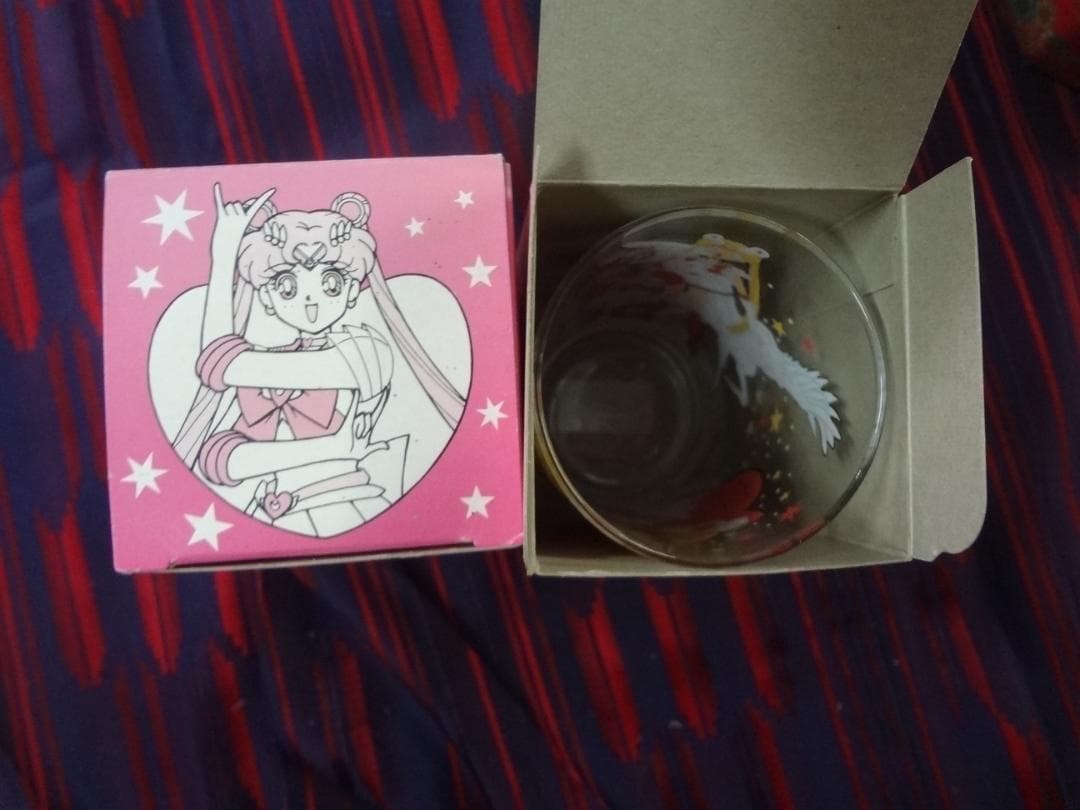 セーラームーン　1995年ものグラス２個セット未使用品●美少女戦士セーラームーン