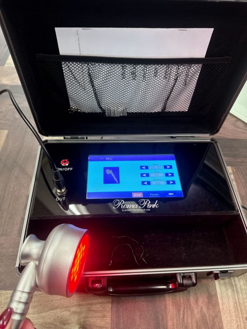 ほぼ未使用‼️ローマピンクLEDライト‼️早い者勝ち❗️ロマピンク