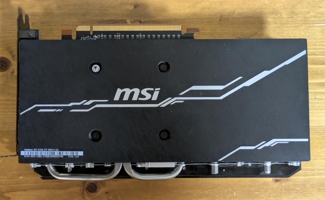 （ジャンク）MSI RADEON RX 5700 XT 8G GDDR6