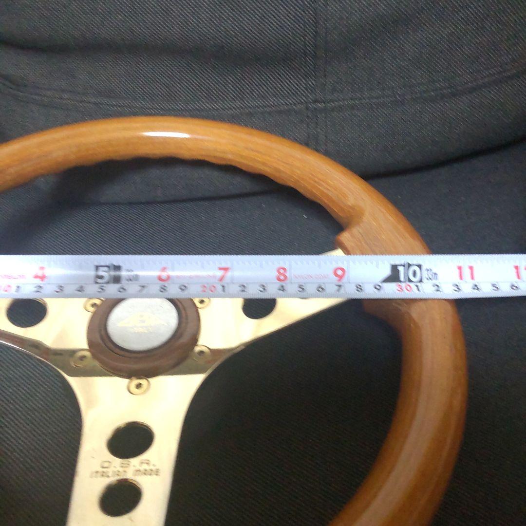 O.B.A. ステアリングホイール イタリア製…メッキはゴールド