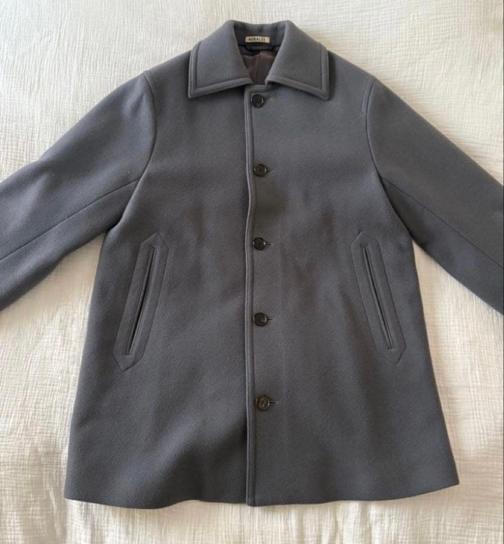 ジャケット・アウター AURALEE double cloth light melton coat