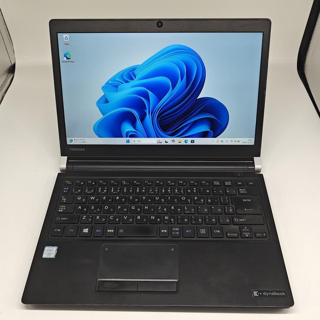 【東芝】RZ83 高速i7 新品SSD256GB 8GB ブラック ノートPC