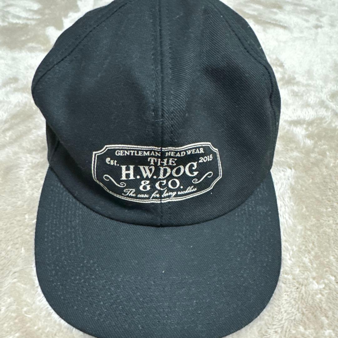 H.W.DOG & CO. ブラックキャップ サイズ38 トラッカーキャップ