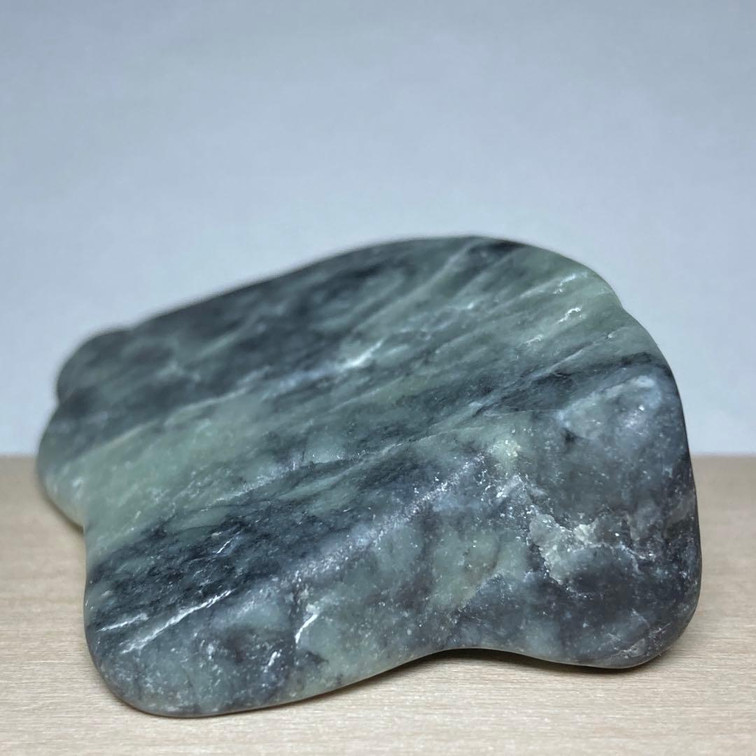 【専用品】　糸魚川翡翠　黒翡翠　黒×翠　翡翠輝石　原石　124.0ｇ