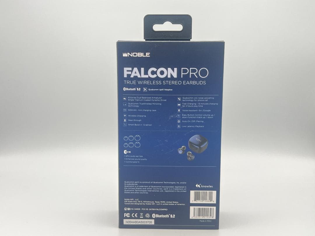 Noble audio FALCON PRO Black ワイヤレス イヤホン
