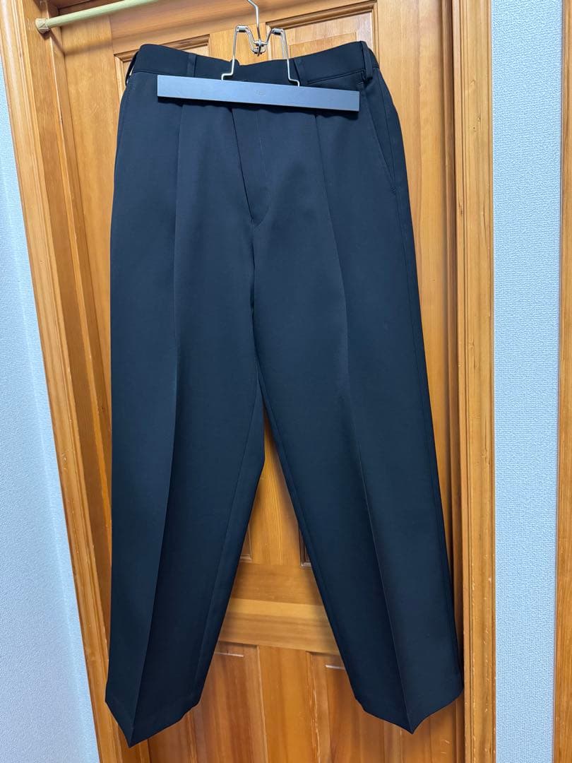 【新品未使用】グラフペーパーScale Off Wool Wide Slacks
