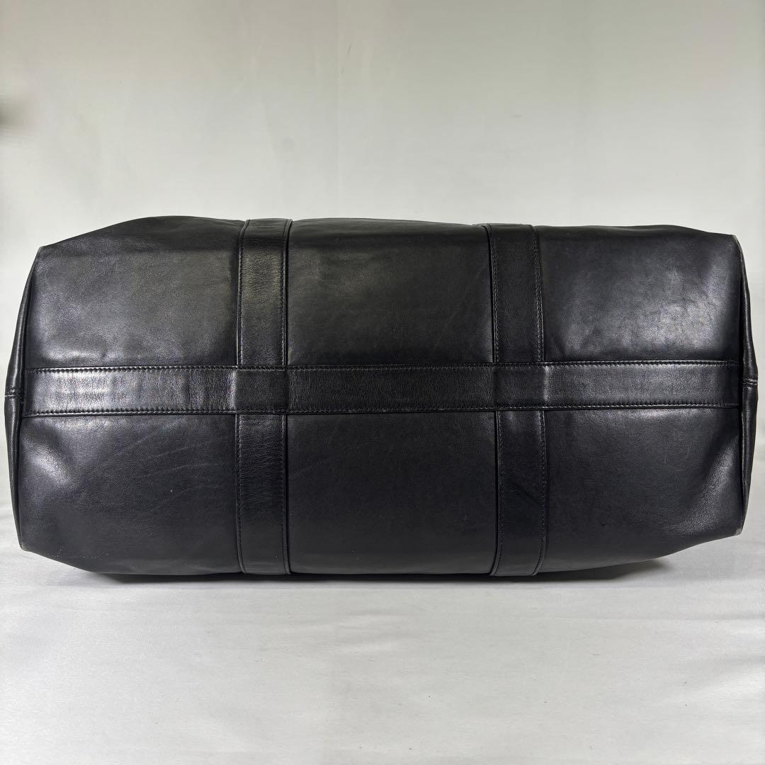 コーチ オールドコーチ ボストンバッグ 大容量 オールレザー ブラック