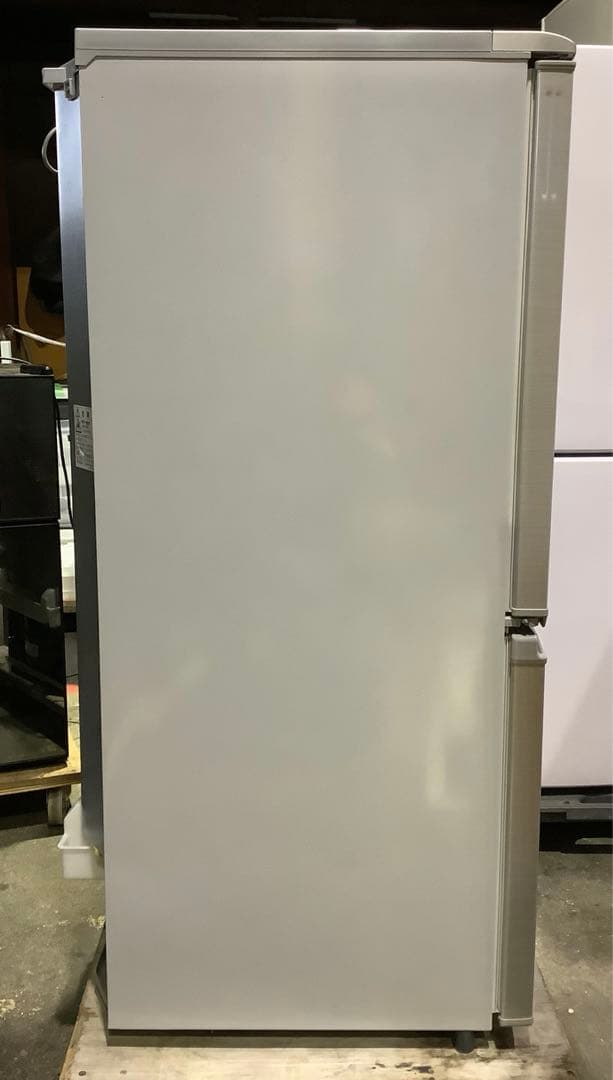 シャープ 2ドア冷蔵庫 SJ-PD14W-S 137L 2019年製