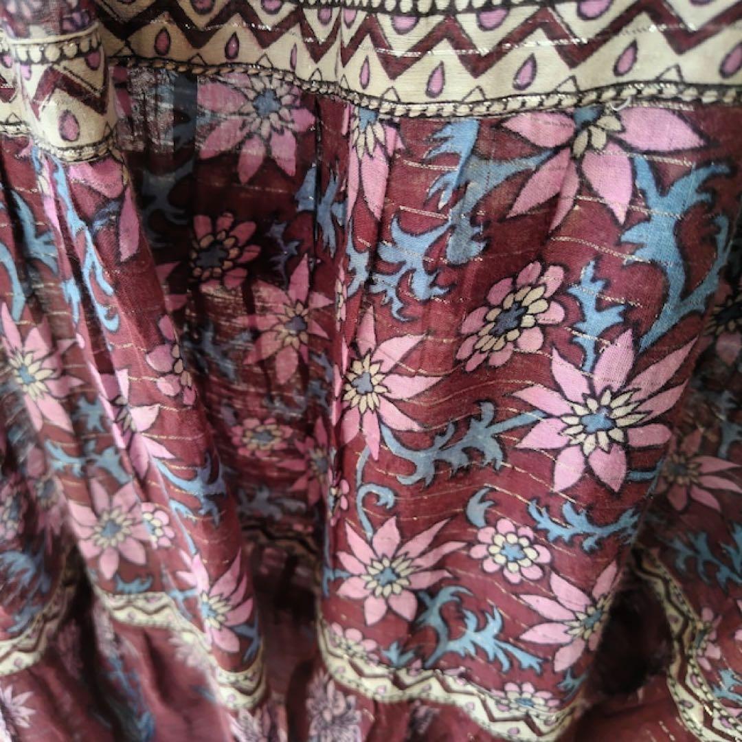 古着屋ロングビーチ購入⭐︎インド綿ワンピース