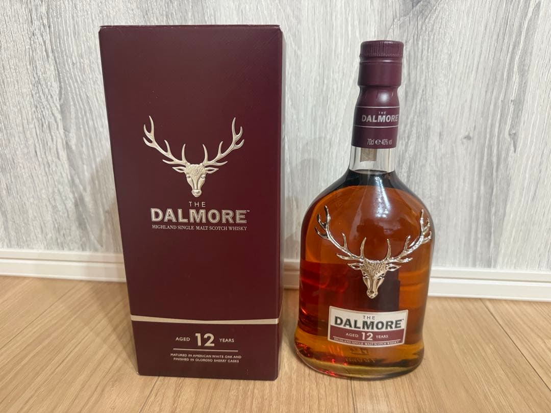 ダルモア12年新品　未開封　箱付き