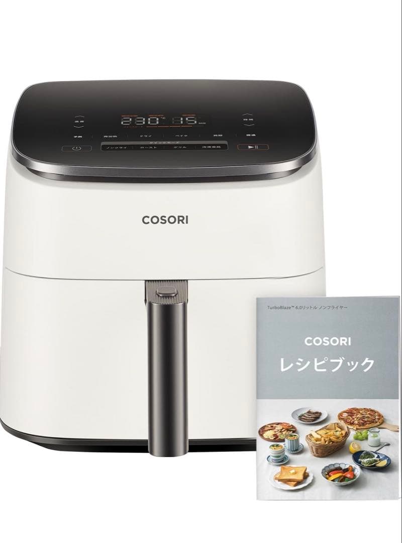 COSORI 6L ノンフライヤー ホワイト