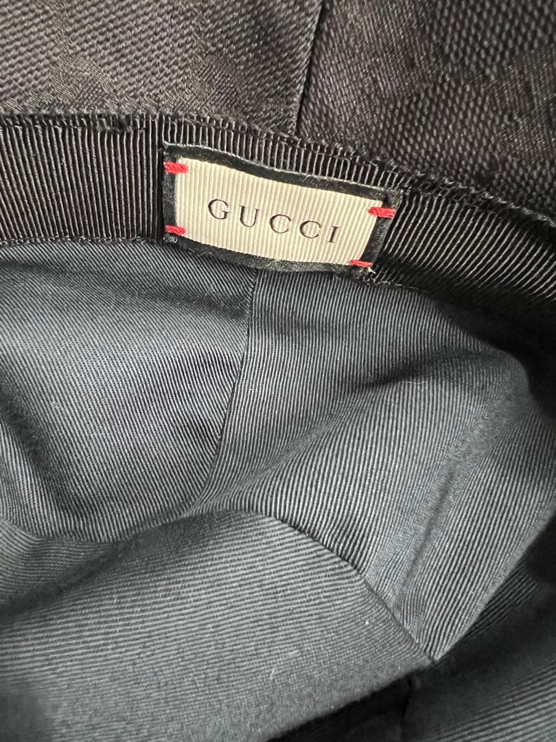 GUCCI バケットハットブラック L正規品