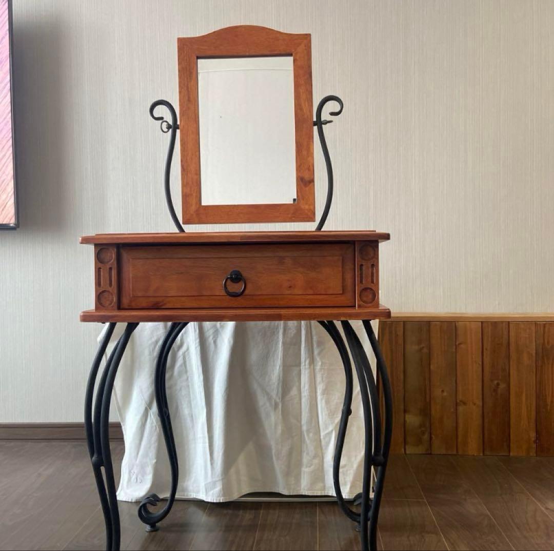 猫脚 ドレッサー アンティーク アイアン レトロ レア 送料込み