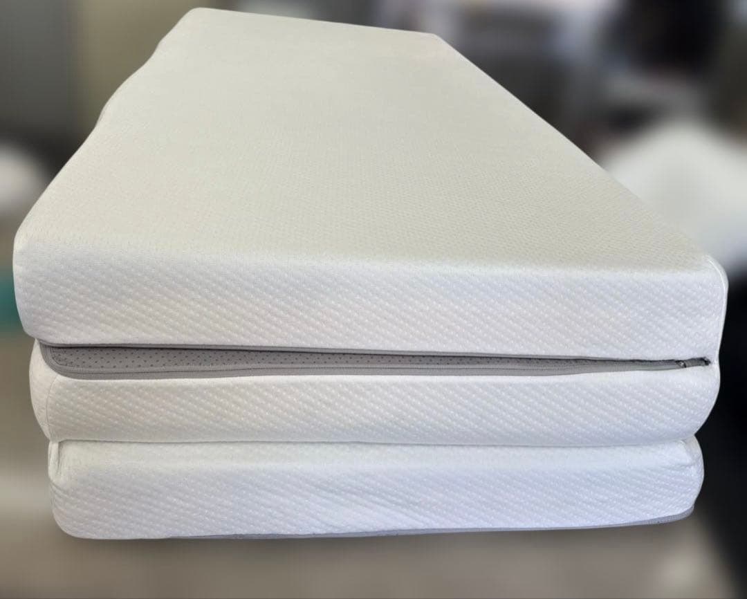 ✨ネルパンダ リーフ・マットレス✨三つ折り布団✨ダブルサイズ！✨美品✨