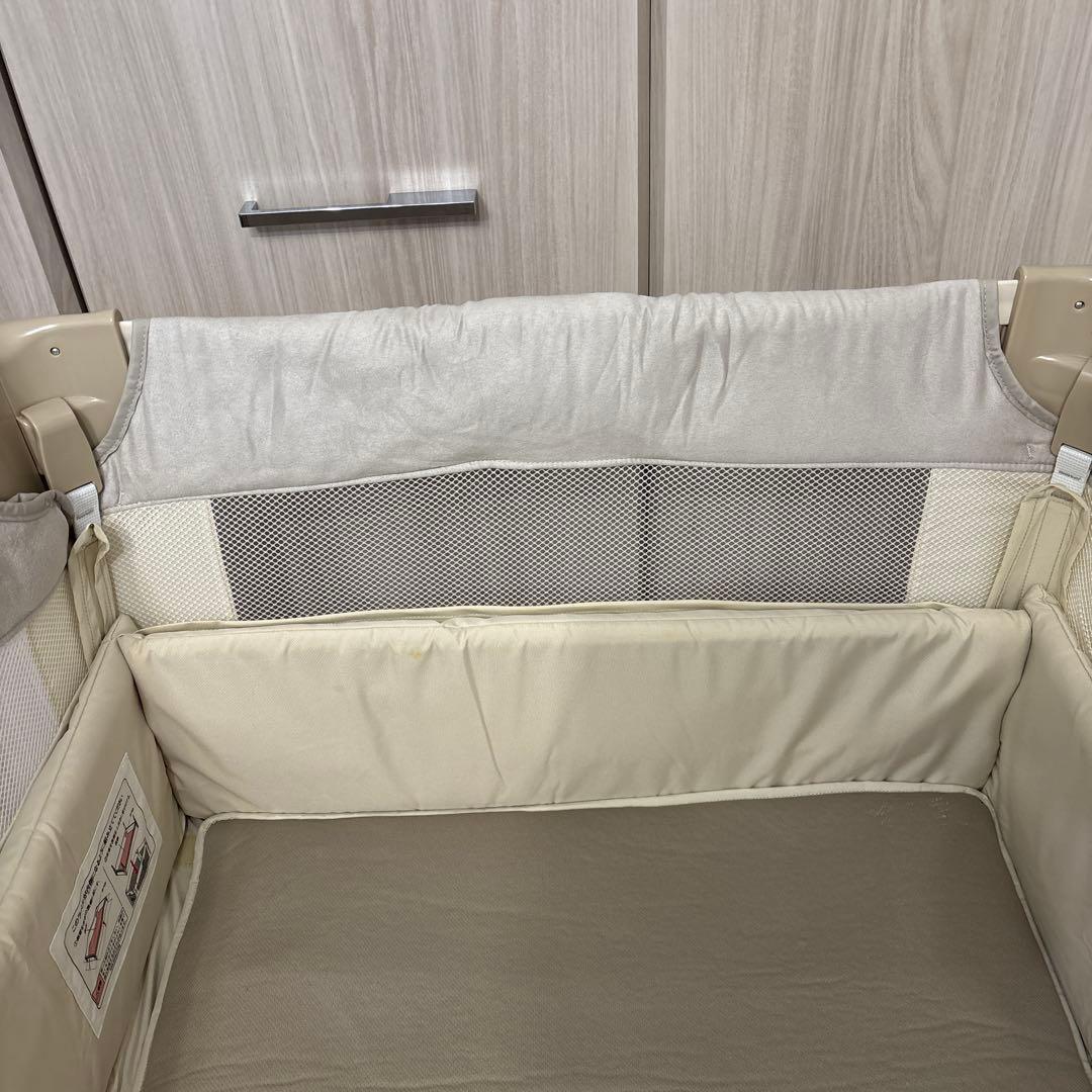 Aprica ココネルエアープラス ベビーベッド ホワイトベージュ