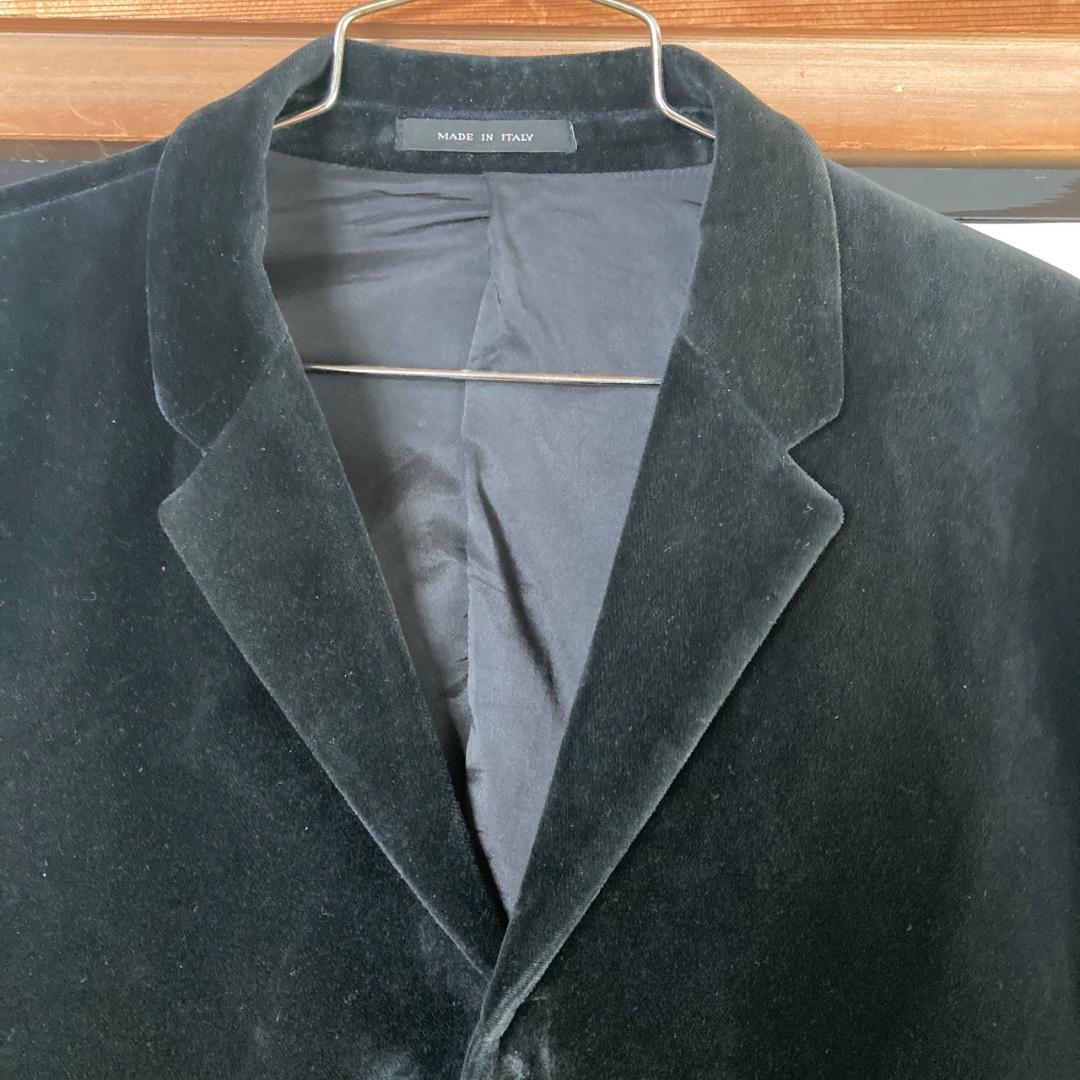 ジョルジョアルマーニ　GIORGIO ARMANI ベルベット ジャケット 黒
