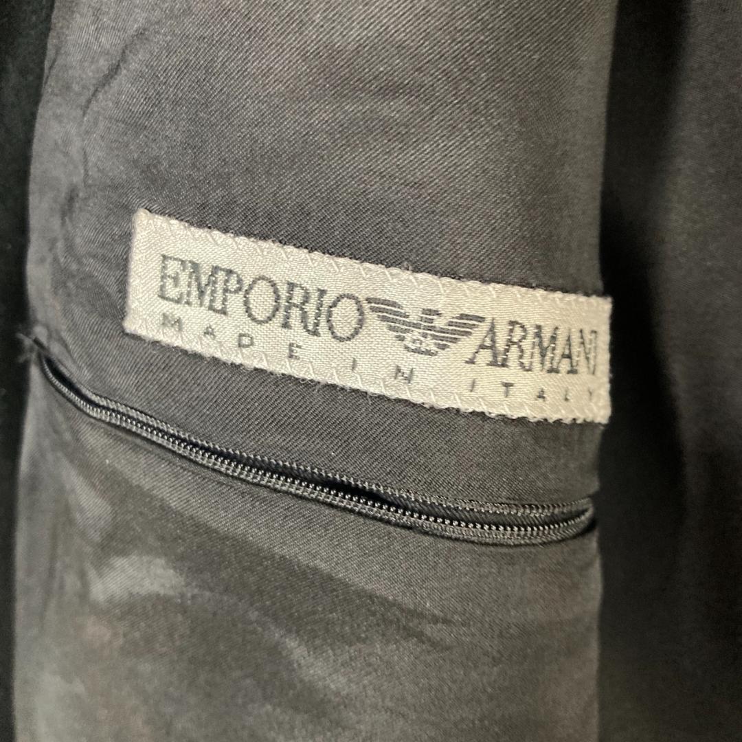 ジョルジョアルマーニ　GIORGIO ARMANI ベルベット ジャケット 黒