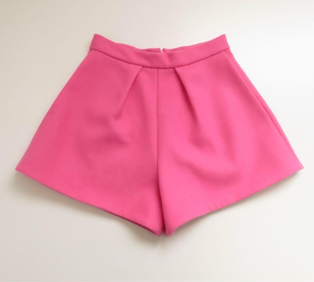 PATOU レスポンシブルウール＆カシミア テーラードショートパンツ