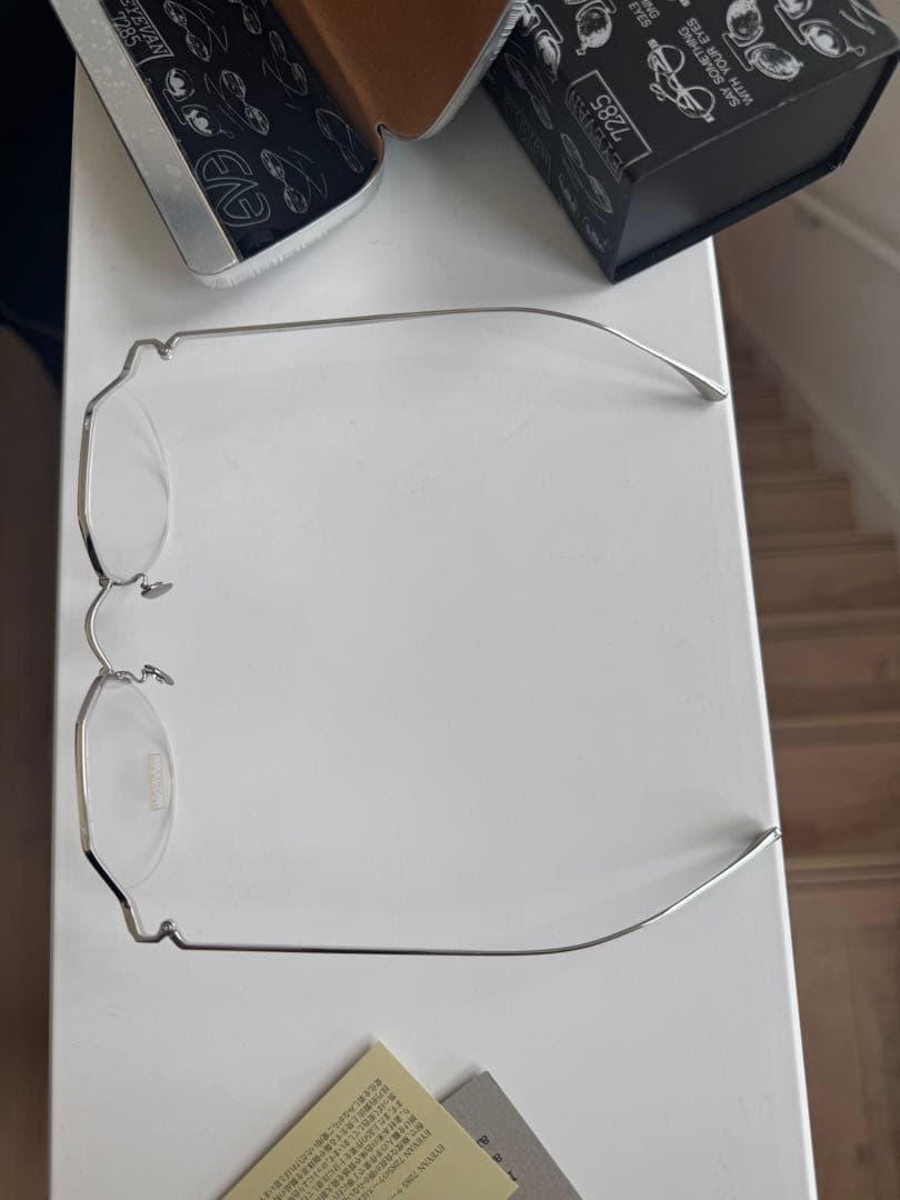 【新品】eyevan7285 185 col.800 シルバー