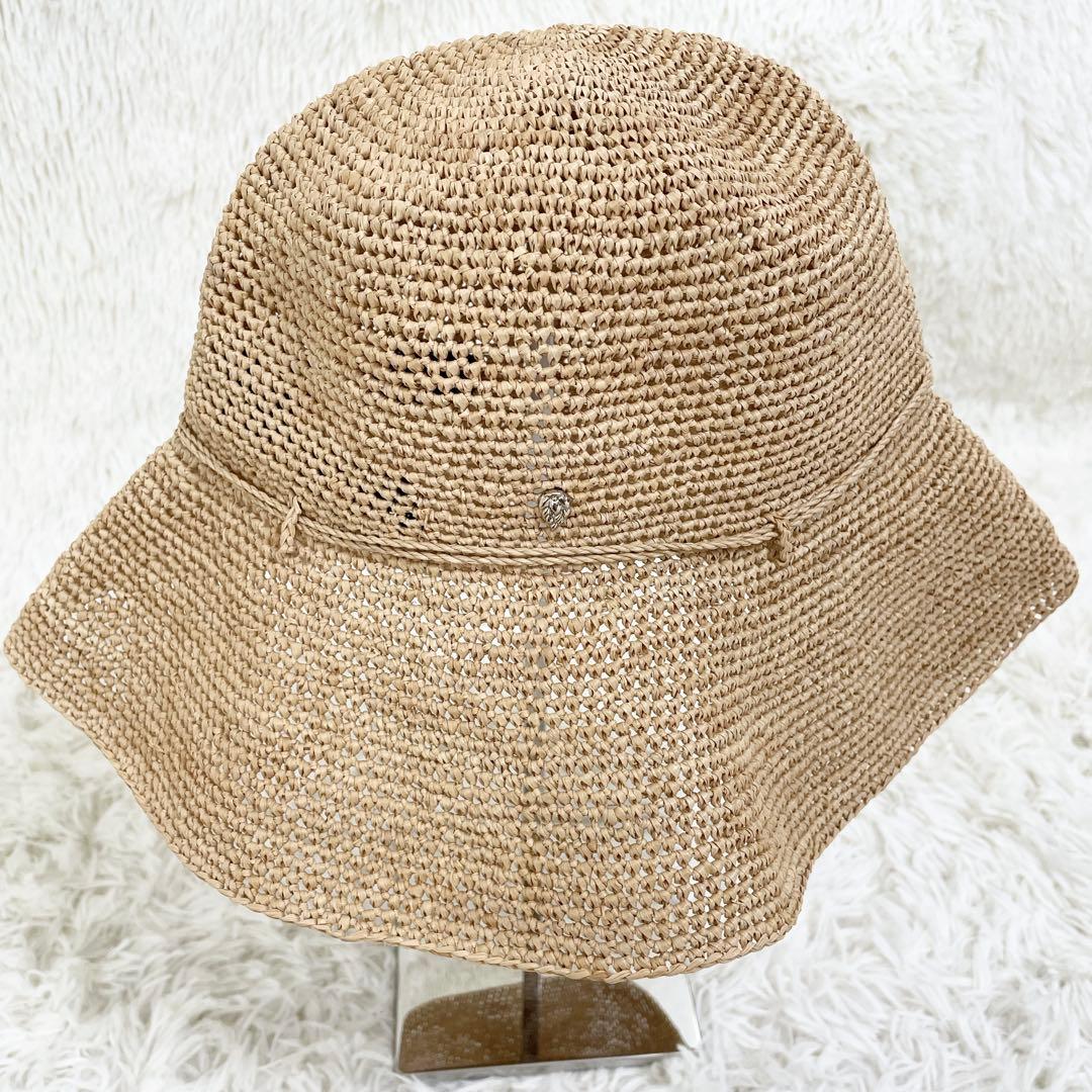 美品　ヘレンカミンスキー　ラフィアハット　プロヴァンス 10 麦わら帽子
