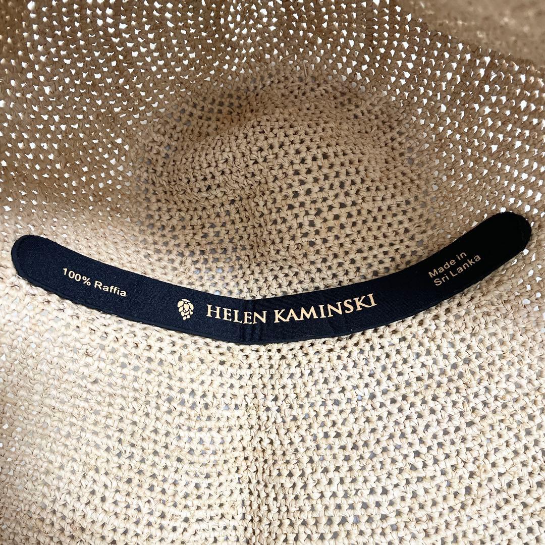 美品　ヘレンカミンスキー　ラフィアハット　プロヴァンス 10 麦わら帽子