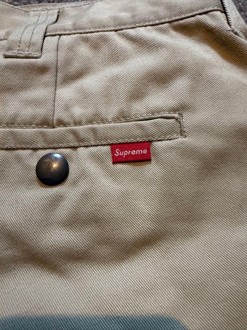 Supreme ベージュ チノパン