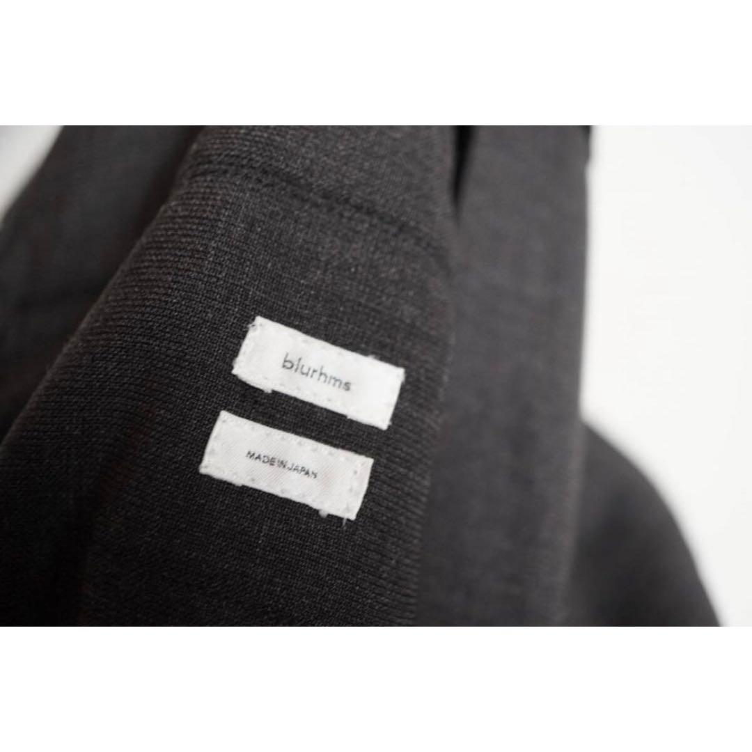 blurhmsブラームス Washed Wool Voile Trousers