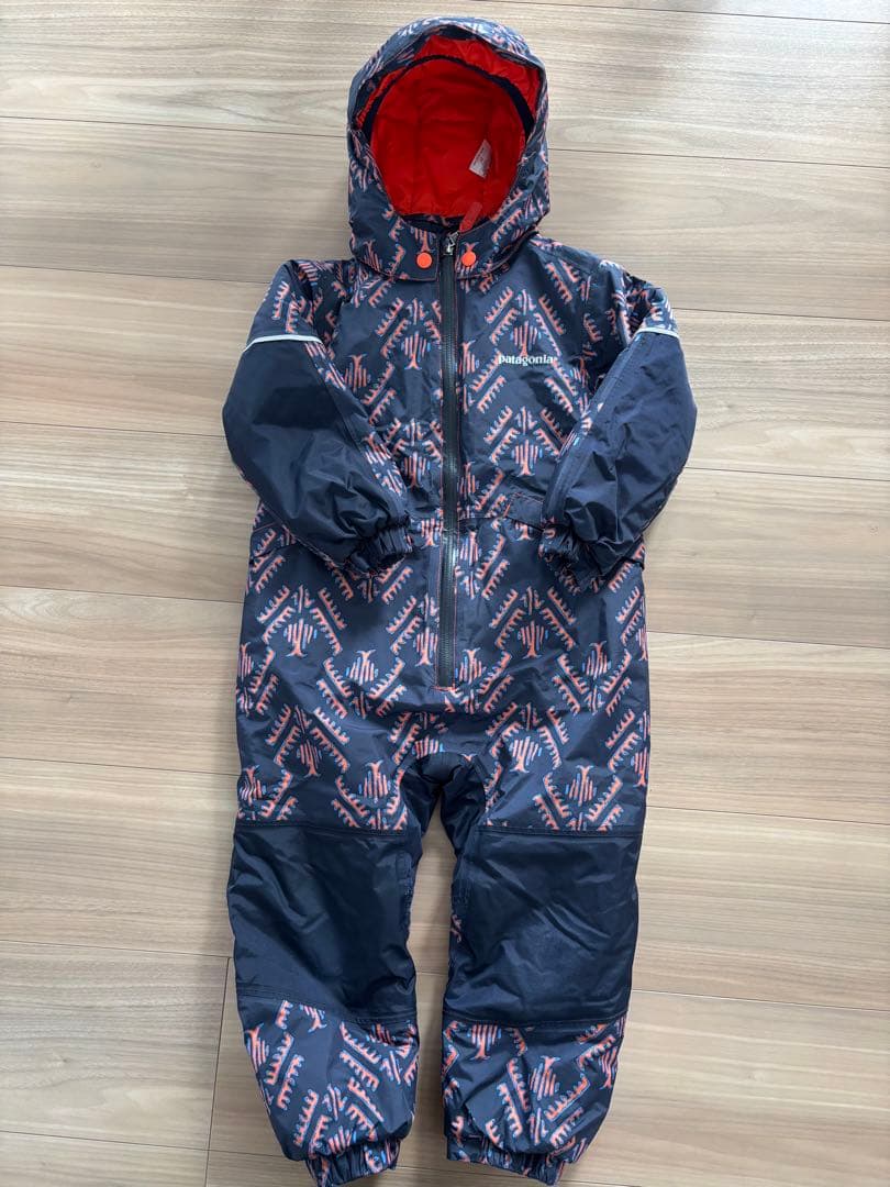 Patagonia 幾何学模様 子ども用スキーウェア