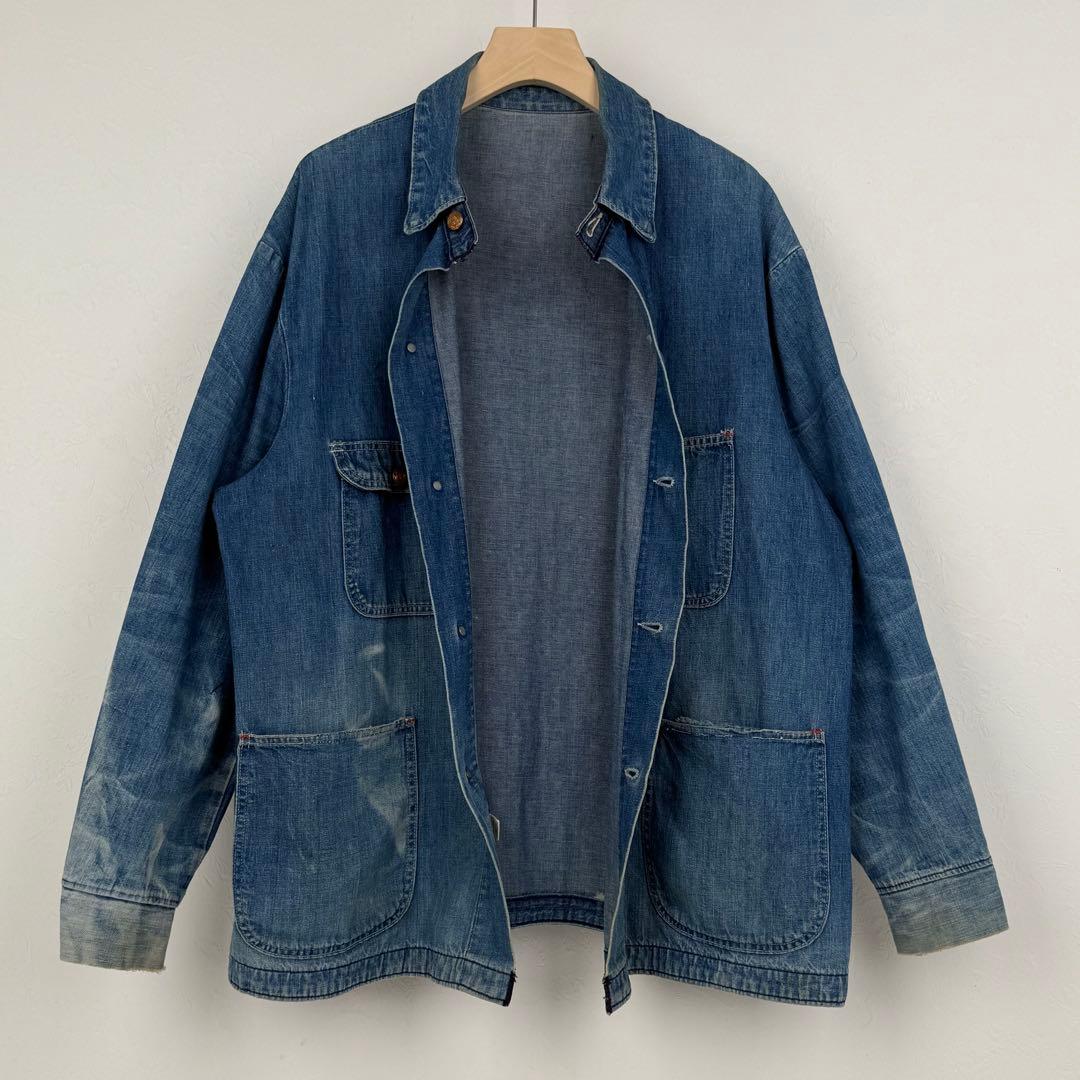 60s ビンテージ デニム カバーオール BLUE BELL ブルーベル 70s