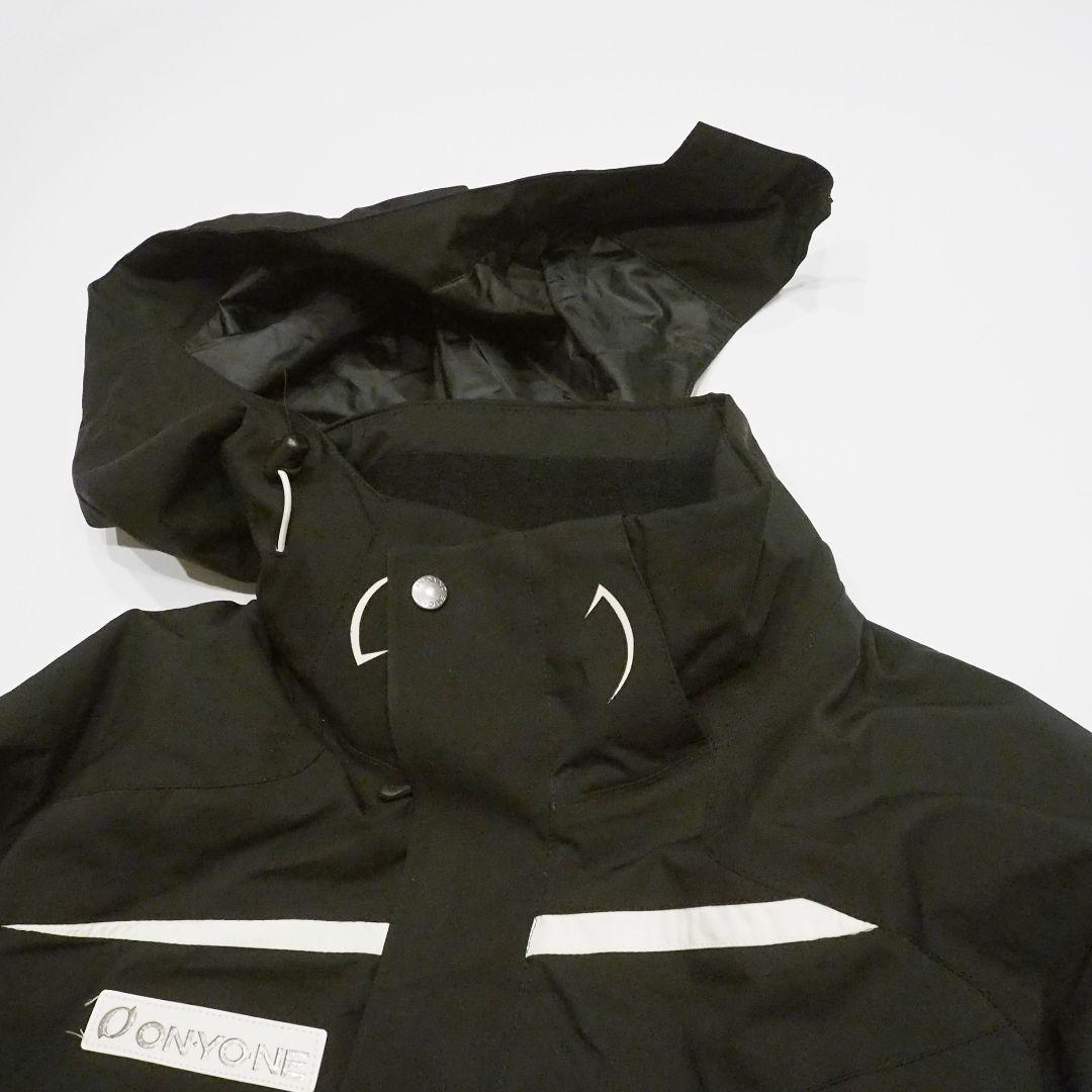 【美品】ONYONE スキーウェア ジャケット 2way フード XL ロゴ