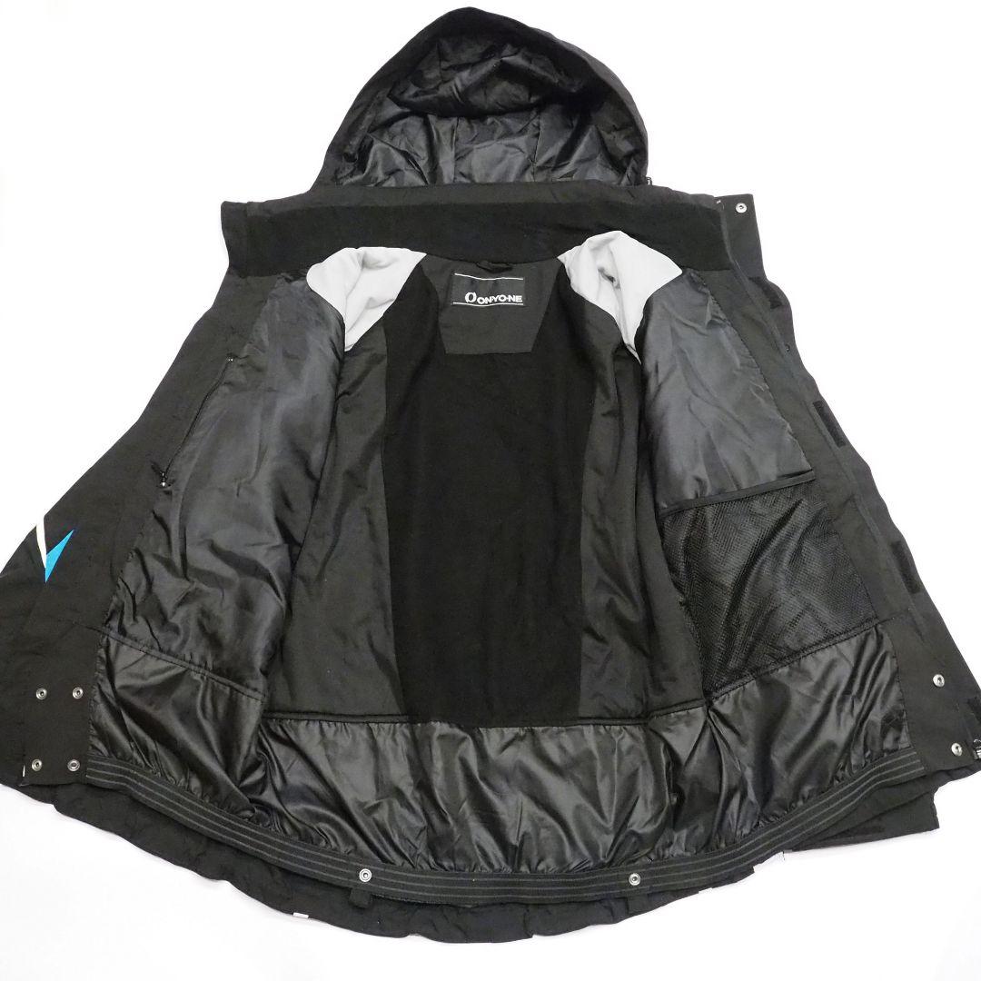 【美品】ONYONE スキーウェア ジャケット 2way フード XL ロゴ