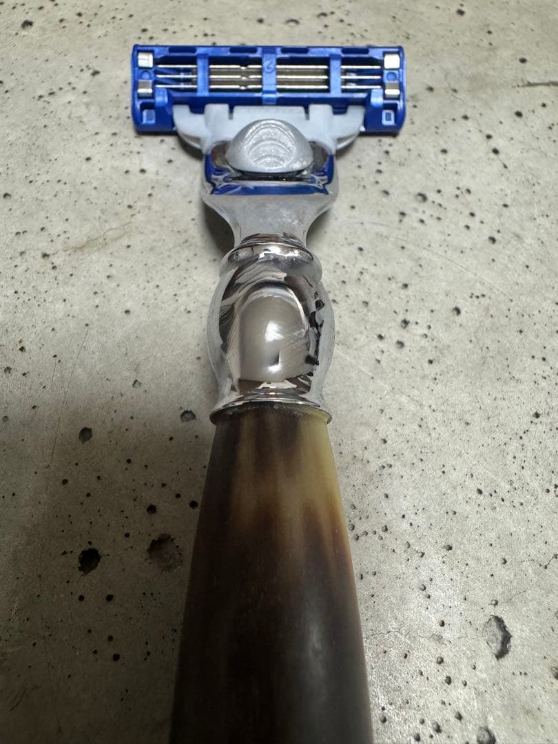 廃番 激レア ミューレ かみそり マッハ3 ジェニュインホーン 替刃付 カミソリ