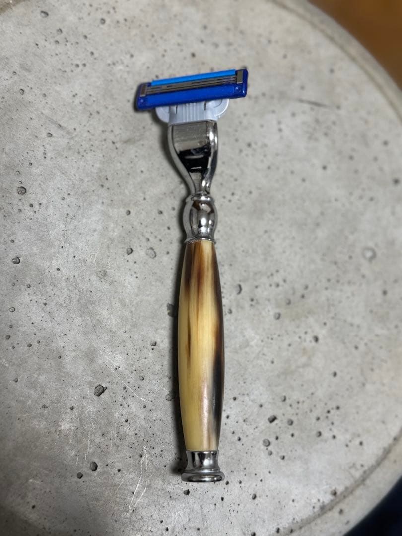 廃番 激レア ミューレ かみそり マッハ3 ジェニュインホーン 替刃付 カミソリ