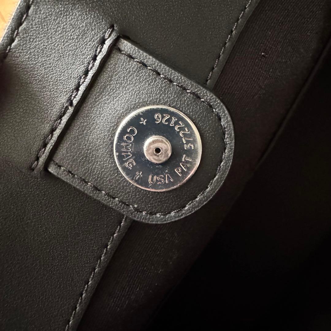 Coach ブラック スミス ラージ トート バッグ・シグネチャー デニム