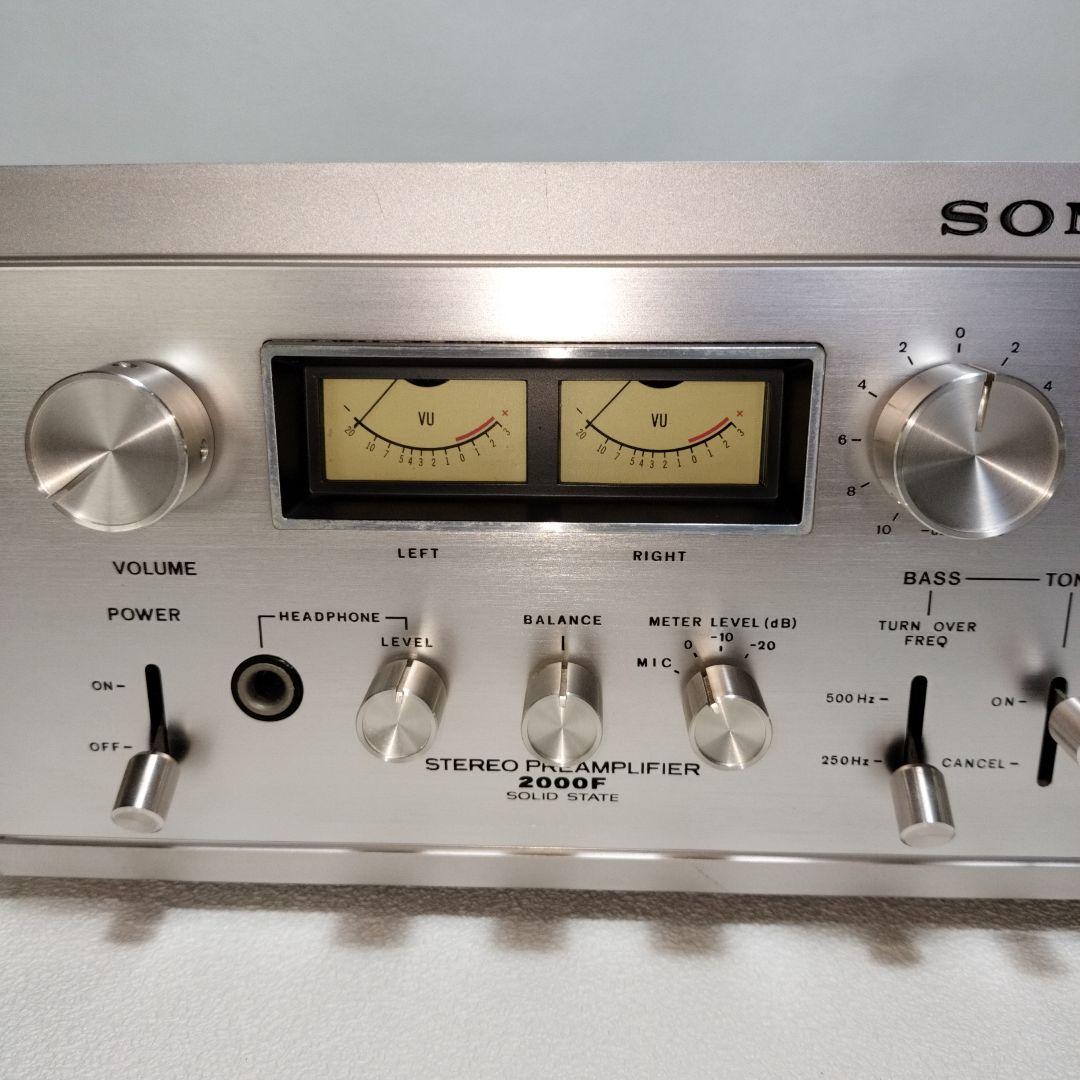 (難あり)SONY TA-2000F ステレオプリアンプ 本体